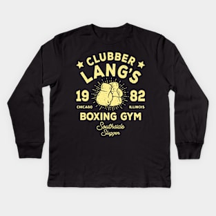 Clubber Lang's Boxing Gym Kids Long Sleeve T-Shirt